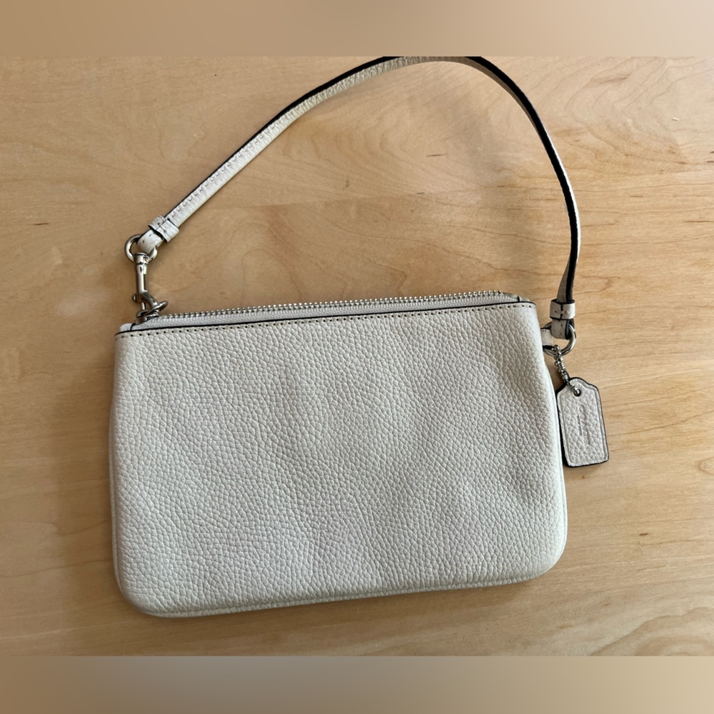 Coach Cream Studded Wristlet - Picture 4 of 9